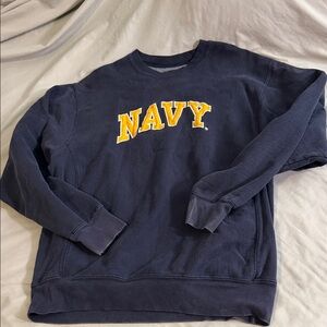 Vintage Steve & Barry's Navy Blue Crewneck Sweater